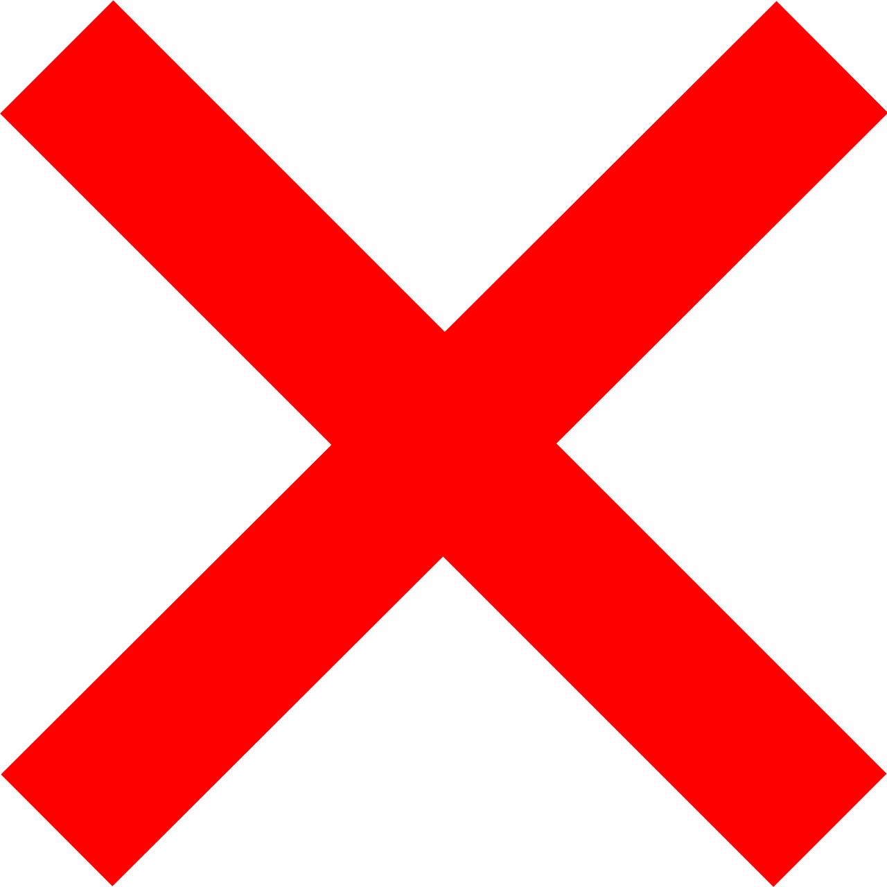 a red cross